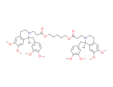 Molecular Structure of 64493-09-0 ((RS)/meso-N,N'-4,10-dioxa-3,11-dioxotridecylene-1,13-diyl-bis-tetrahydropapaverine)