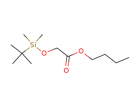 Molecular Structure of 114790-31-7 (n-butyl <(tert-butyldimethylsilyl)oxy>acetate)