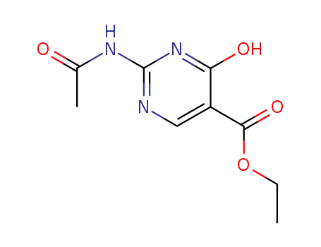 2-Acetylamino-4-hydroxy-pyrimidine-5-carboxylic acid ethyl ester