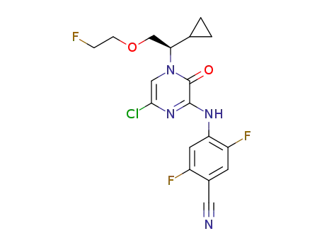 C<sub>18</sub>H<sub>16</sub>ClF<sub>3</sub>N<sub>4</sub>O<sub>2</sub>