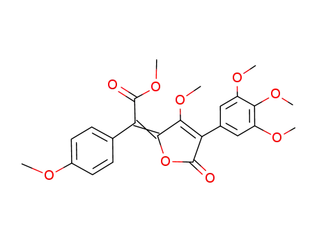 methyl (Z)-α-<3-methoxy-5-oxo-4-(3,4,5-trimethoxyphenyl)-2,5-dihydrofuran-2-ylidene>(4-methoxyphenyl)acetone