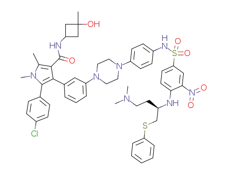 C<sub>52</sub>H<sub>59</sub>ClN<sub>8</sub>O<sub>6</sub>S<sub>2</sub>