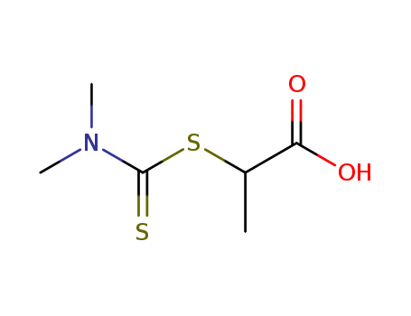 Propanoic acid,2-[[(dimethylamino)thioxomethyl]thio]- cas  53278-41-4