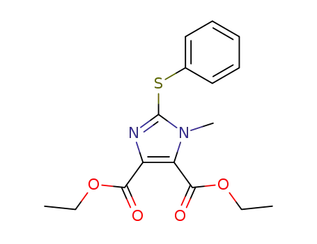 diethyl 1-methyl-2-(phenylthio)imidazole-4,5-dicarboxylate