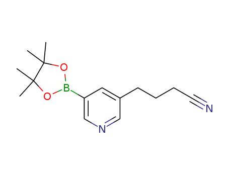 4-(5-(4,4,5,5-tetramethyl-1,3,2-dioxaborolan-2-yl)pyridin-3-yl)butanenitrile