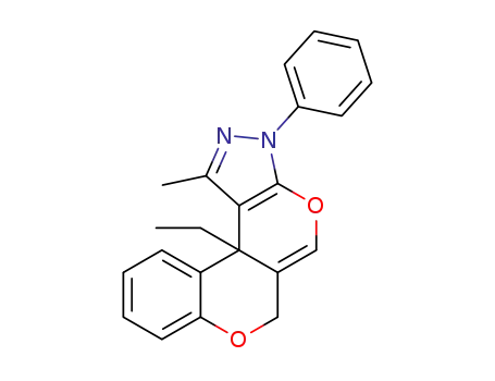 (11bS)-11b-ethyl-3,11b-dihydro-1-methyl-3-phenyl-6H-chromeno[4',3':4,5]pyrano[2,3-c]pyrazole