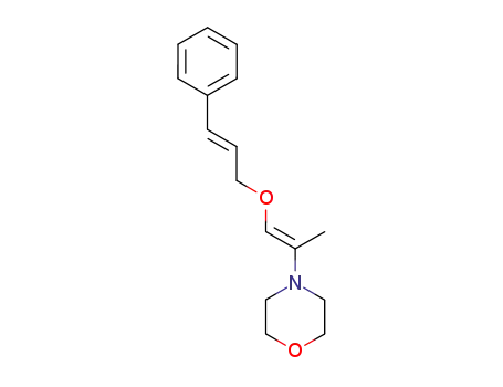 4-[(E)-1-Methyl-2-((E)-3-phenyl-allyloxy)-vinyl]-morpholine