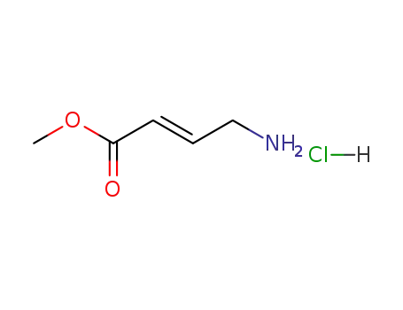 Molecular Structure of 141973-57-1 (4-Amino-but-2-enoic acid methyl ester)