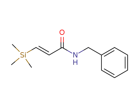 (E)-N-benzyl-3-trimethylsilyl-2-propenamide
