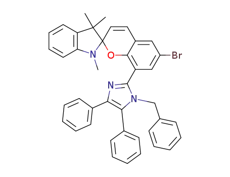 8-(1-benzyl-4,5-diphenyl-1H-imidazol-2-yl)-6-bromo-1',3',3'-trimethylspiro[2H-1-benzopyran-2,2'-indoline]