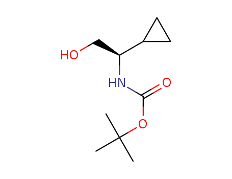 tert-butyl (R)-(1-cyclopropyl-2-hydroxyethyl)carbamate