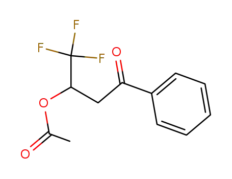 1-Butanone, 3-(acetyloxy)-4,4,4-trifluoro-1-phenyl-