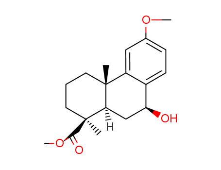 1-Phenanthrenecarboxylicacid, 1,2,3,4,4a,9,10,10a-octahydro-9-hydroxy-6-methoxy-1,4a-dimethyl-, methyl ester, [1S-(1a,4aa,9a,10ab)]- (9CI)