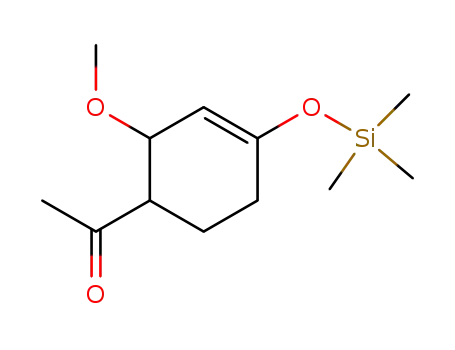 1-(2-Methoxy-4-trimethylsilanyloxy-cyclohex-3-enyl)-ethanone