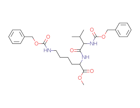 6-Benzyloxycarbonylamino-2-(2-benzyloxycarbonylamino-3-methyl-butyrylamino)-hexanoic acid methyl ester