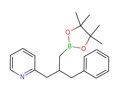 2-[2-benzyl-3-(4,4,5,5-tetramethyl-1,3,2-dioxaborolan-2-yl)propyl]-pyridine