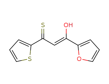 Molecular Structure of 1432595-93-1 ((Z)-3-(furan-2-yl)-3-hydroxy-1-(thiophen-2-yl)prop-2-ene-1-thione)