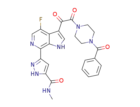 C<sub>25</sub>H<sub>22</sub>FN<sub>7</sub>O<sub>4</sub>