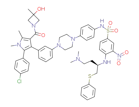 C<sub>51</sub>H<sub>57</sub>ClN<sub>8</sub>O<sub>6</sub>S<sub>2</sub>