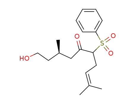 (R)-3,9-dimethyl 5-oxo (R,S)-6-phenylsulfonyl 8-decen 1-ol