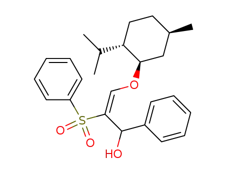 (E)-2-(menthyloxy)-1-(1-hydroxy-1-phenylmethyl)-1-(phenylsulfonyl)ethylene