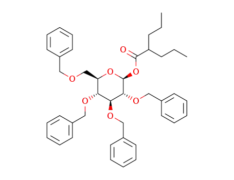 β-2,3,4,6-tetra-O-benzyl-1-valproylglucose