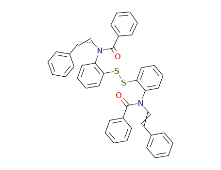 bis(N-styryl-N-benzoylanilin-2-yl)disulfide
