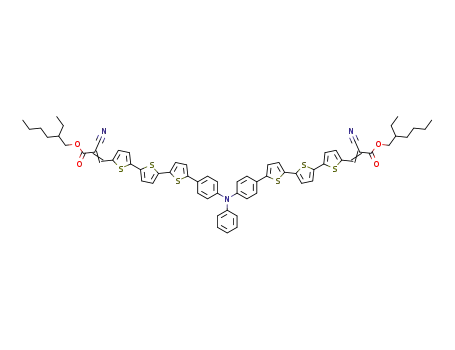 Molecular Structure of 1429739-59-2 (C<sub>66</sub>H<sub>61</sub>N<sub>3</sub>O<sub>4</sub>S<sub>6</sub>)