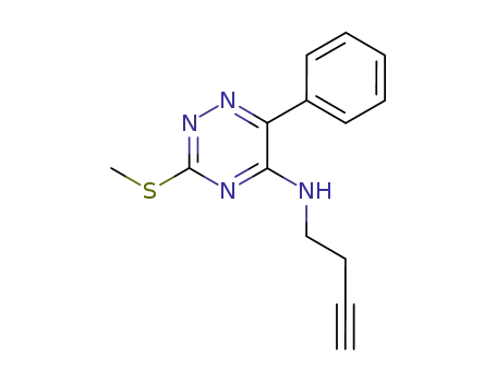 5-(3-butynylamino)-3-(methylthio)-6-phenyl-1,2,4-triazine