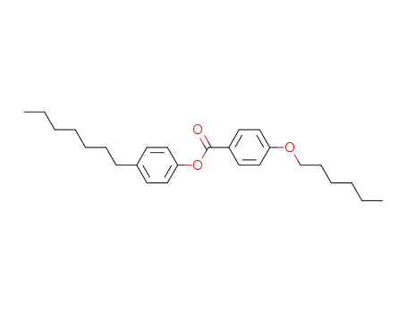 Molecular Structure of 38444-26-7 (Benzoic acid, 4-(hexyloxy)-, 4-heptylphenyl ester)