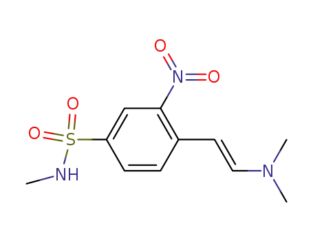 2-nitro-4-<(N-methylamino)sulfonyl>-β-(dimethylamino)styrene