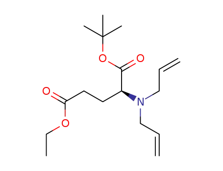 (S)-1-tert-butyl 5-ethyl-2-(diallylamino)pentanedioate