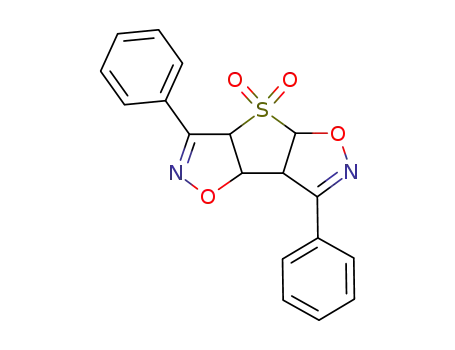 3,7-Diphenyl-3a,4a,7a,7b-tetrahydro-thieno[2,3-d;4,5-d']diisoxazole 4,4-dioxide