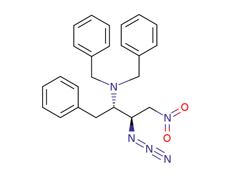 (2S)-3-azido-N,N-dibenzyl-4-nitro-1-phenylbutan-2-amine