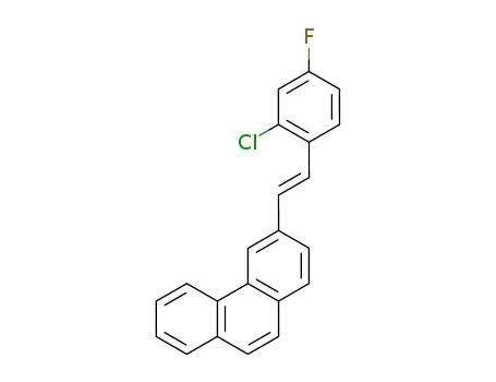 trans-3-(2-chloro-4-fluorostyryl)phenanthrene
