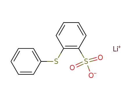 Lithium; 2-phenylsulfanyl-benzenesulfonate