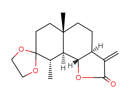 3,3-(ethylenedioxy)eudesm-11(12)-eno-13,6α-lactone