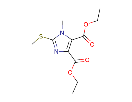 1H-Imidazole-4,5-dicarboxylicacid, 1-methyl-2-(methylthio)-, 4,5-diethyl ester cas  1086-05-1
