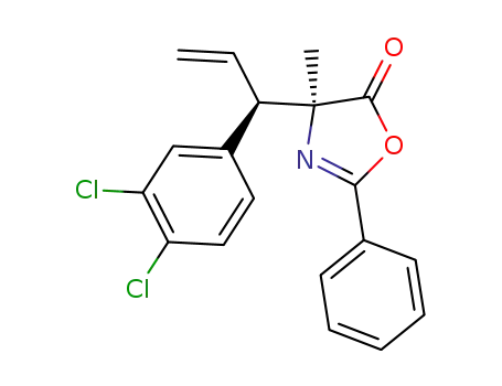 (S)-4-((R)-1-(3,4-dichlorophenyl)allyl)-4-methyl-2-phenyloxazol-5(4H)-one