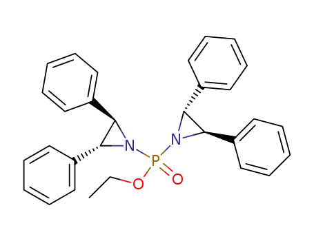 Molecular Structure of 113009-78-2 (ethyl bis(trans-2,3-diphenyl-1-aziridinyl)phosphinate)
