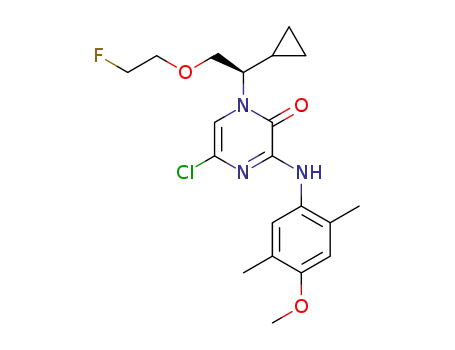 C<sub>20</sub>H<sub>25</sub>ClFN<sub>3</sub>O<sub>3</sub>