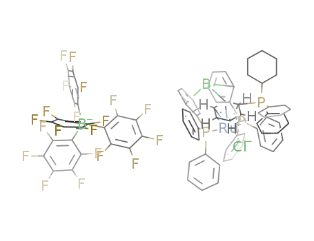 [((phenyl2PC6H4)2BCl(η6-C6H5o-PCy3)P)RuCl][B(C6F5)4]