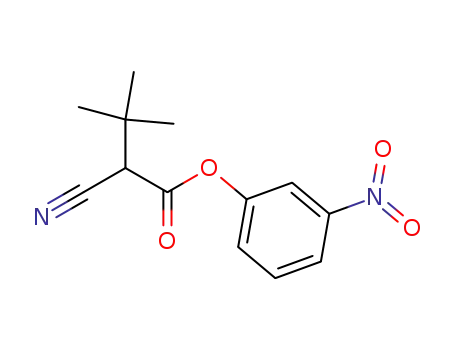 2-Cyano-3,3-dimethyl-butyric acid 3-nitro-phenyl ester