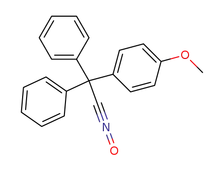 Molecular Structure of 137003-25-9 (4-methoxytriphenylacetonitrile oxide)