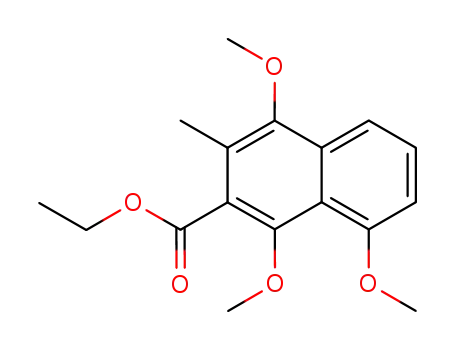3-(ethoxcarbonyl)-2-methyl-1,4,5-trimethoxynaphthalene