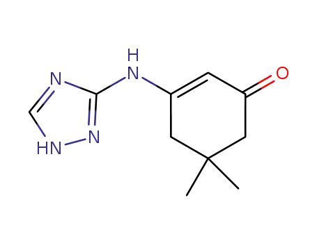 Molecular Structure of 696657-58-6 (5,5-DIMETHYL-3-(3H-2,3,5-TRIAZOLYLAMINO)CYCLOHEX-2-EN-1-ONE)