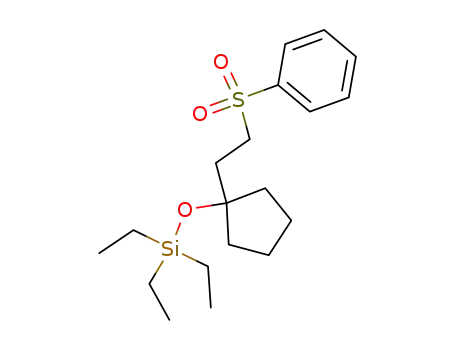 1-<2-(phenylsulfonyl)ethyl>-1-<(triethylsilyl)oxy>cyclopentane