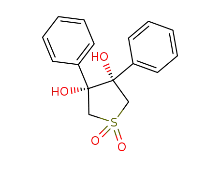 cis-3,4-dihydroxy-3,4-diphenylthiolane 1,1-dioxide