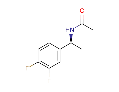 Molecular Structure of 1434602-62-6 ((S)-N-[1-(3,4-difluorophenyl)ethyl]acetamide)