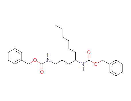 Molecular Structure of 89789-81-1 ((4-Benzyloxycarbonylamino-decyl)-carbamic acid benzyl ester)